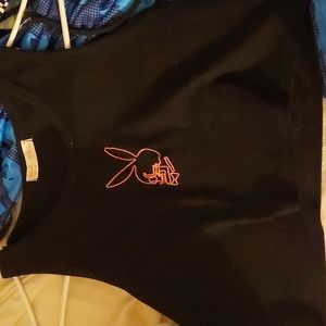 Skull bunny crop tank